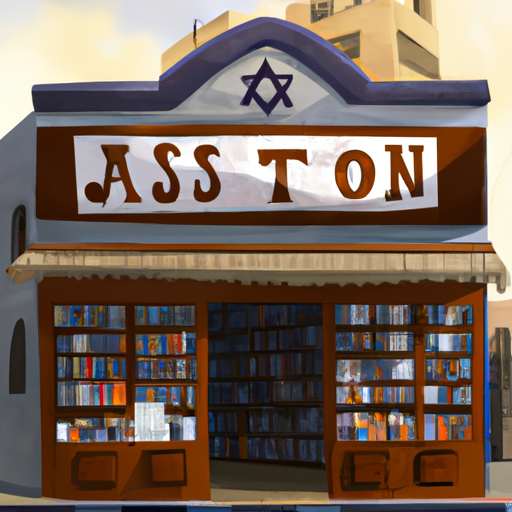 תמונה של חנות ספרים יהודית